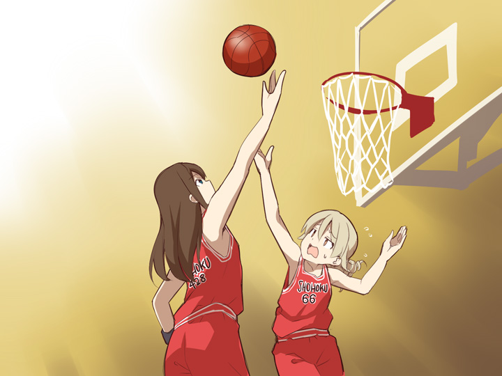 shibuya rin and morikubo nono (idolmaster and 2 more) drawn by uccow