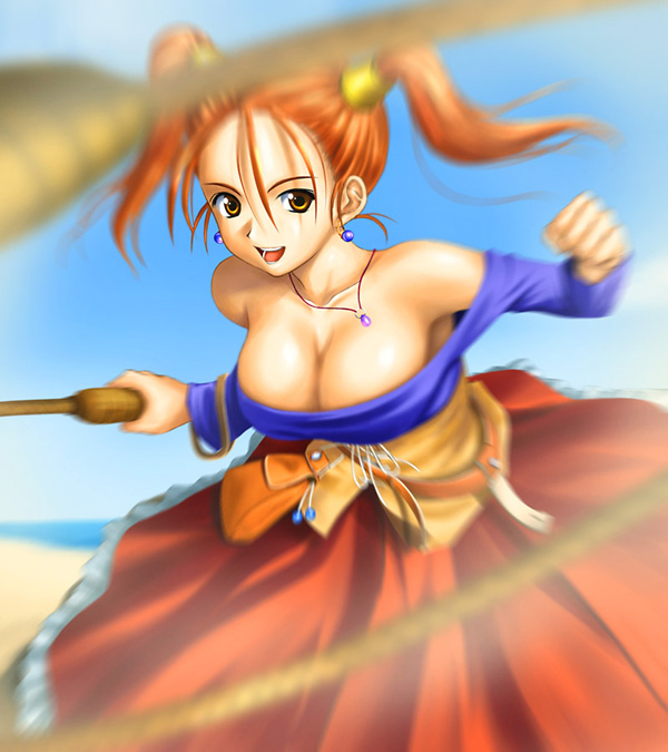 jessica albert (dragon quest and 1 more) drawn by sake_mamire