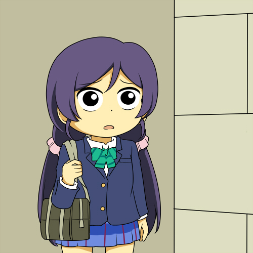 tojo nozomi (love live! and 1 more) drawn by shiitake_nabe_tsukami