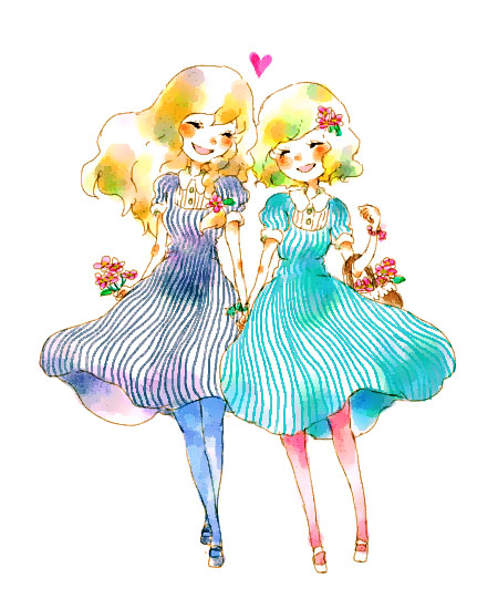 kirisame marisa and alice margatroid (touhou) drawn by mana_(artist)