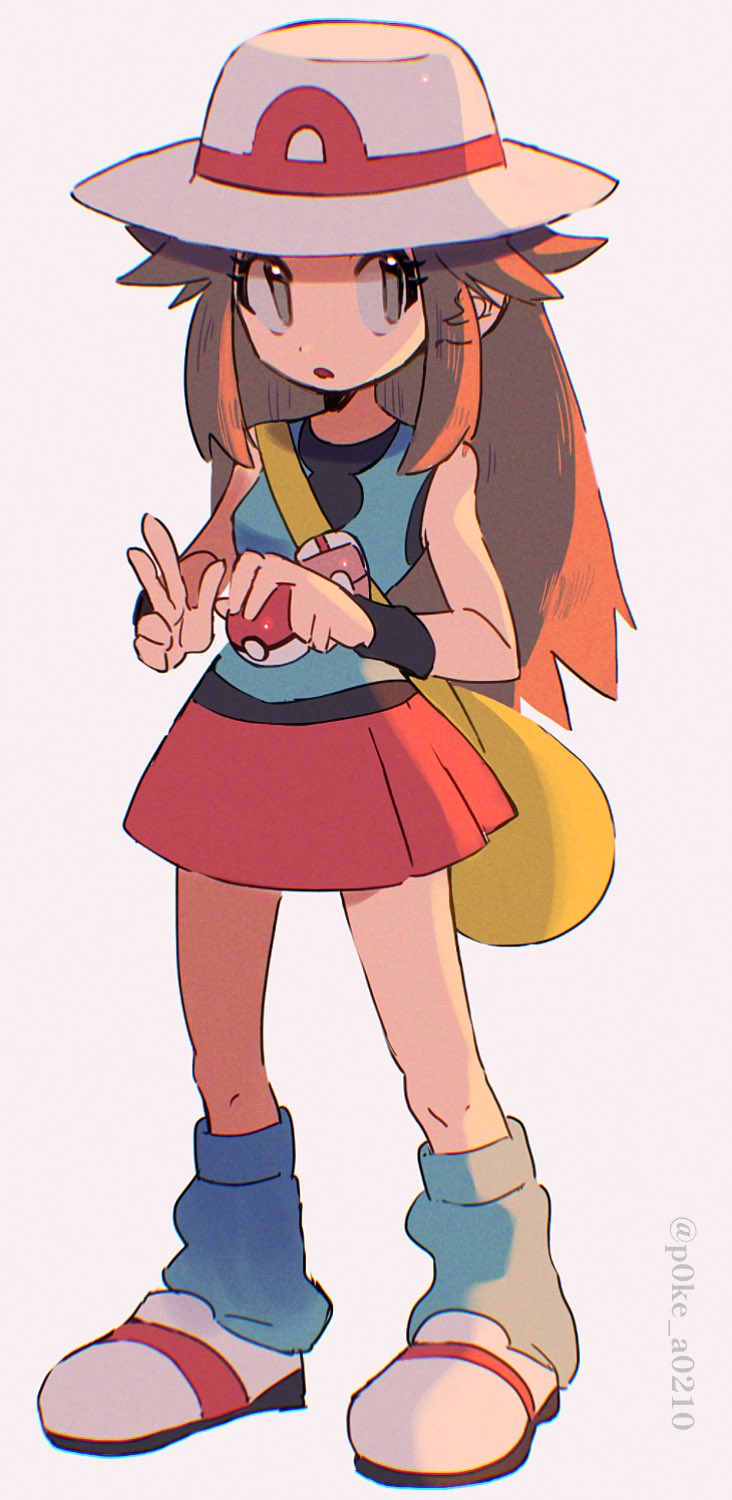 leaf (pokemon and 1 more) drawn by p0ke_a0210