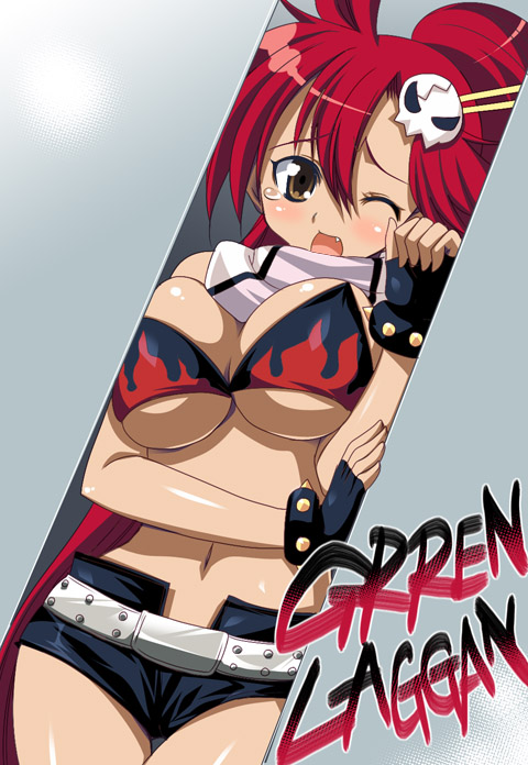 yoko littner (tengen toppa gurren lagann) drawn by tajima_yoshikazu