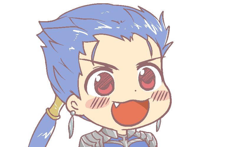 cu chulainn (fate and 1 more) drawn by ikiyouz