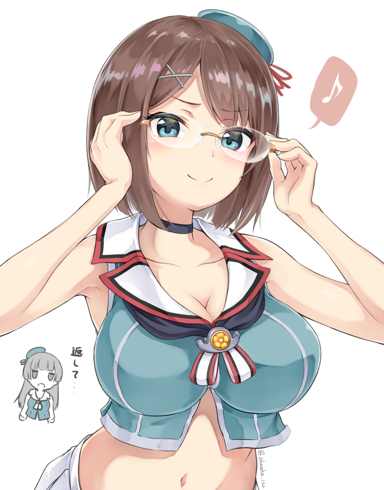 maya, choukai, and maya kai ni (kantai collection) drawn by oonaka_ito