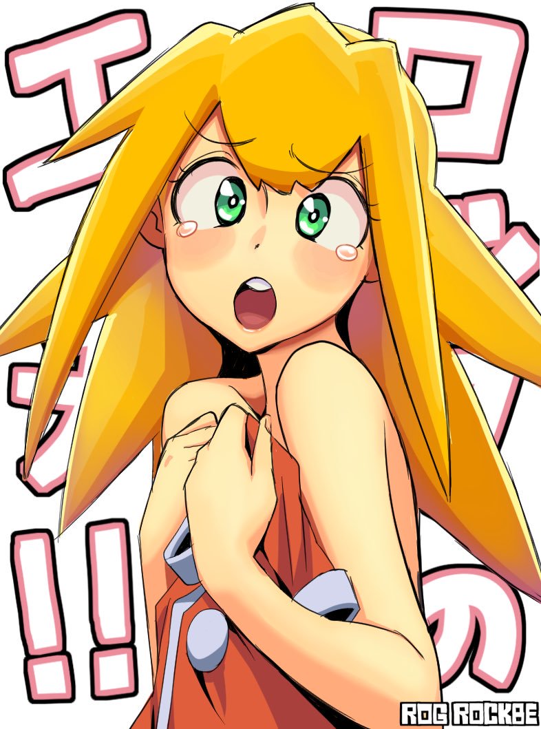 roll caskett (mega man and 1 more) drawn by rog_rockbe
