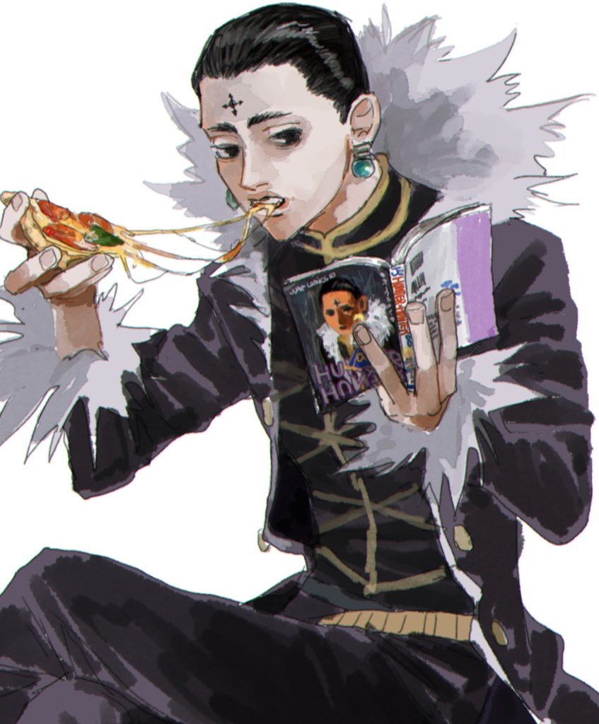 chrollo lucilfer (hunter x hunter) drawn by torohiko