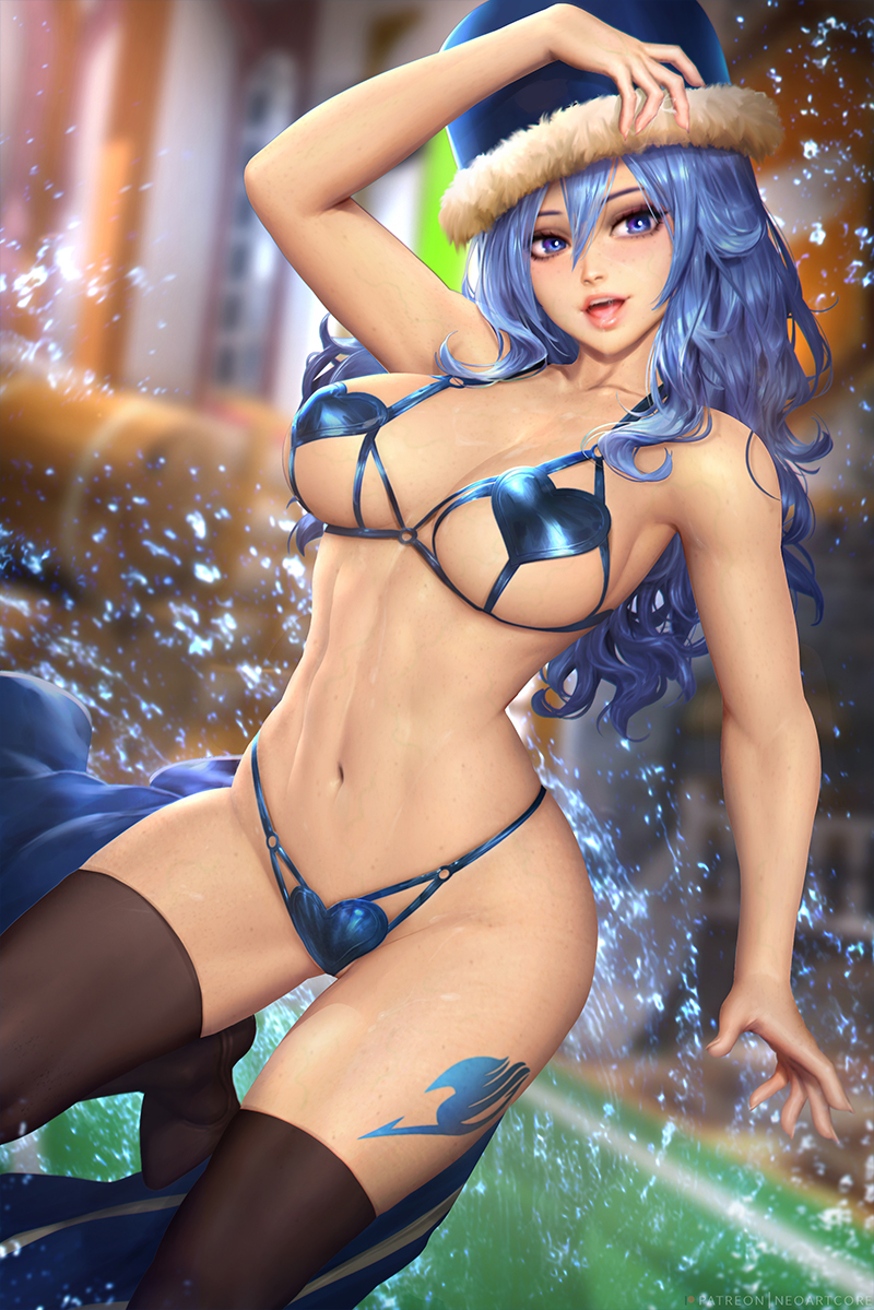 juvia lockser (fairy tail) drawn by neoartcore