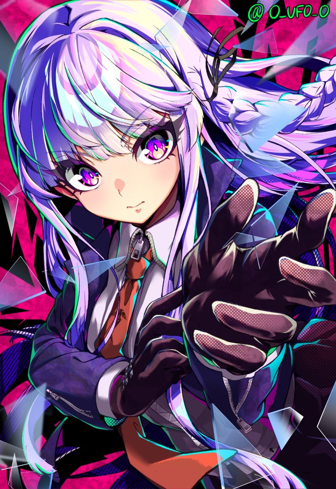 kirigiri kyoko (danganronpa and 1 more) drawn by adamusuki_(user_aahn7557)