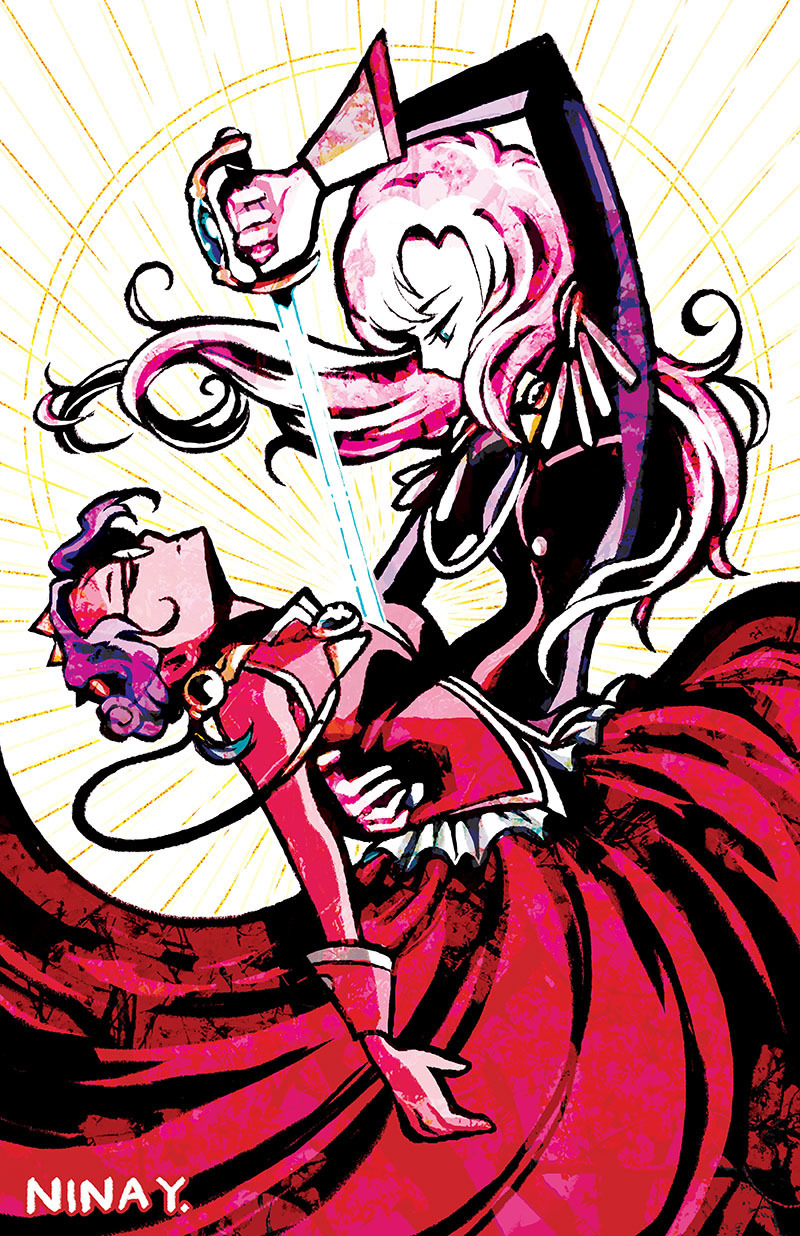 tenjou utena and himemiya anthy (shoujo kakumei utena) drawn by yoshida_nina