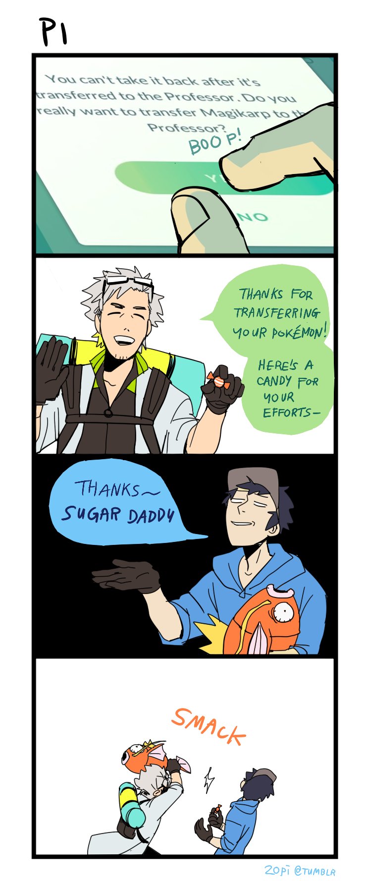 magikarp, male protagonist, and professor willow (pokemon and 1 more) drawn by lillian_xie