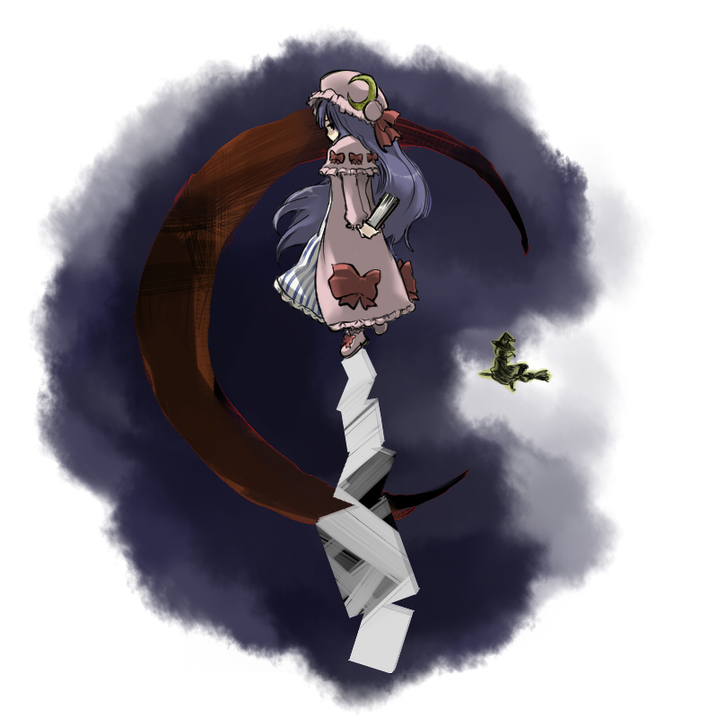 kirisame marisa and patchouli knowledge (touhou) drawn by nagio_(nagi0)