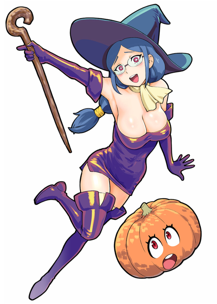 kagari atsuko, ursula charistes, and deneb rove (little witch academia and 1 more) drawn by ueyama_michirou