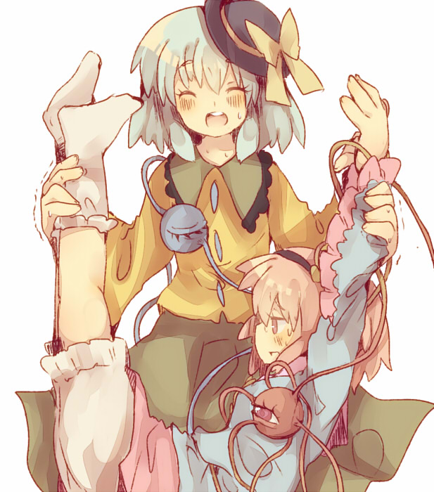 komeiji koishi and komeiji satori (touhou) drawn by masirosu