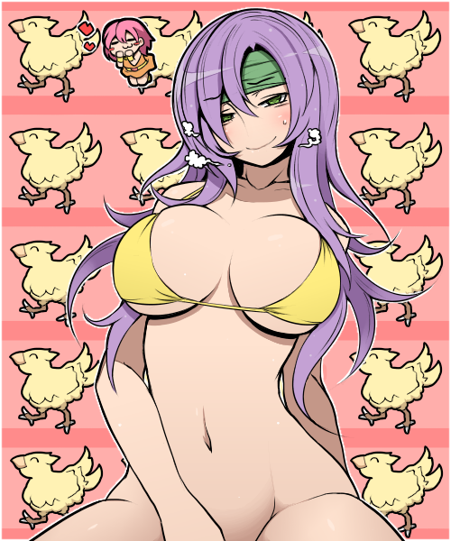 lenna charlotte tycoon and faris scherwiz (final fantasy and 2 more) drawn by kara_age