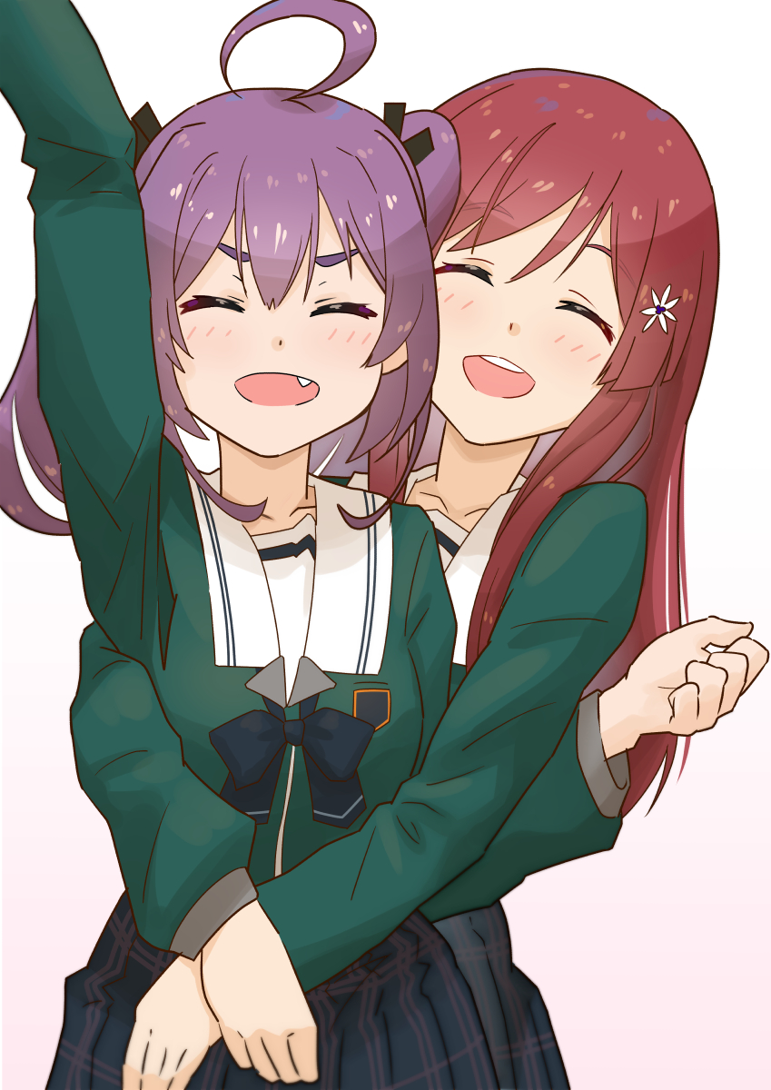 sato reika and tojo yuki (22/7) drawn by furumoto