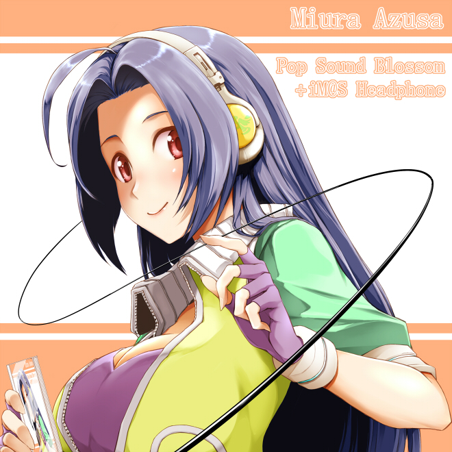 miura azusa (idolmaster and 1 more) drawn by maskman
