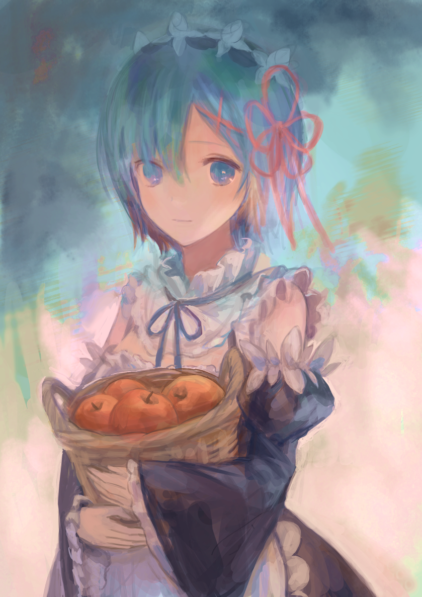 rem (re:zero kara hajimeru isekai seikatsu) drawn by okakan