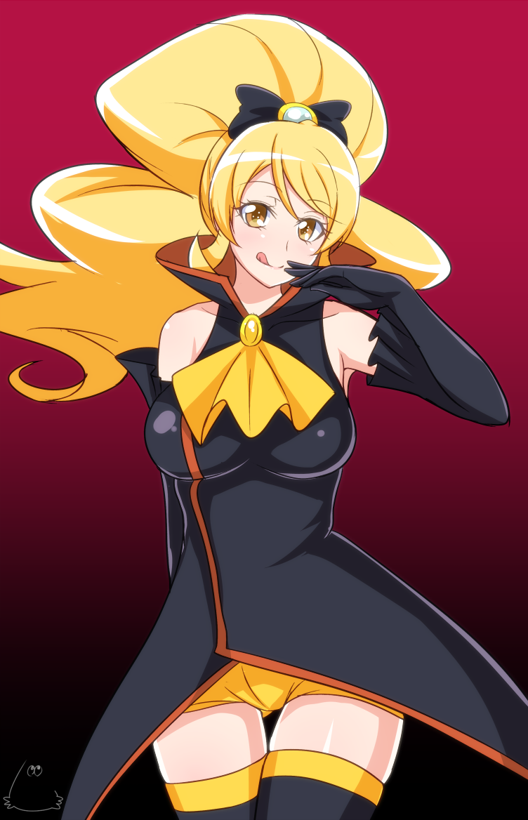 oomori yuuko, cure honey, and unlovely (precure and 1 more) drawn by jabara_tornado