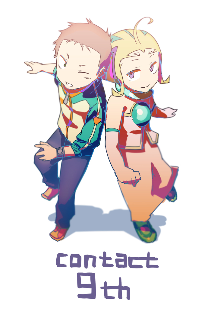 terry and mint cloudy (contact) drawn by okamoto_dx
