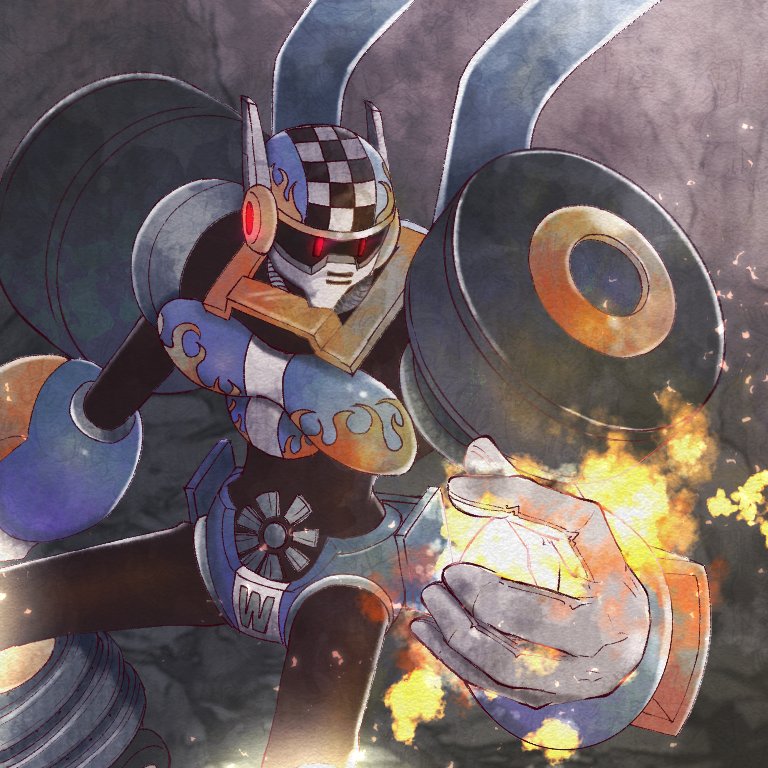 turbo man (mega man and 1 more) drawn by 801jhon