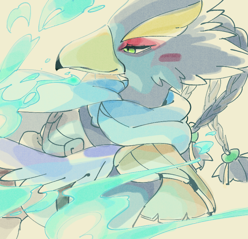revali (the legend of zelda and 1 more) drawn by ukata