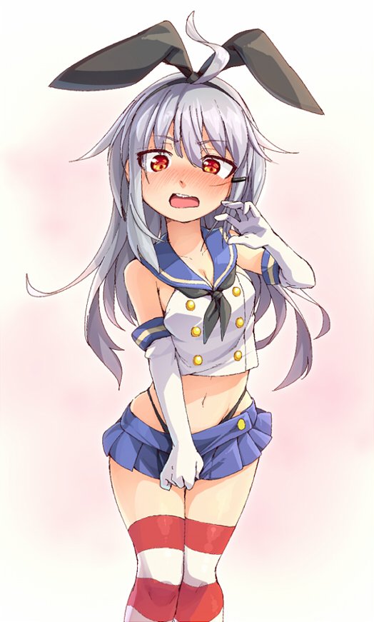 shimakaze and gangut (kantai collection) drawn by magenta_(atyana)