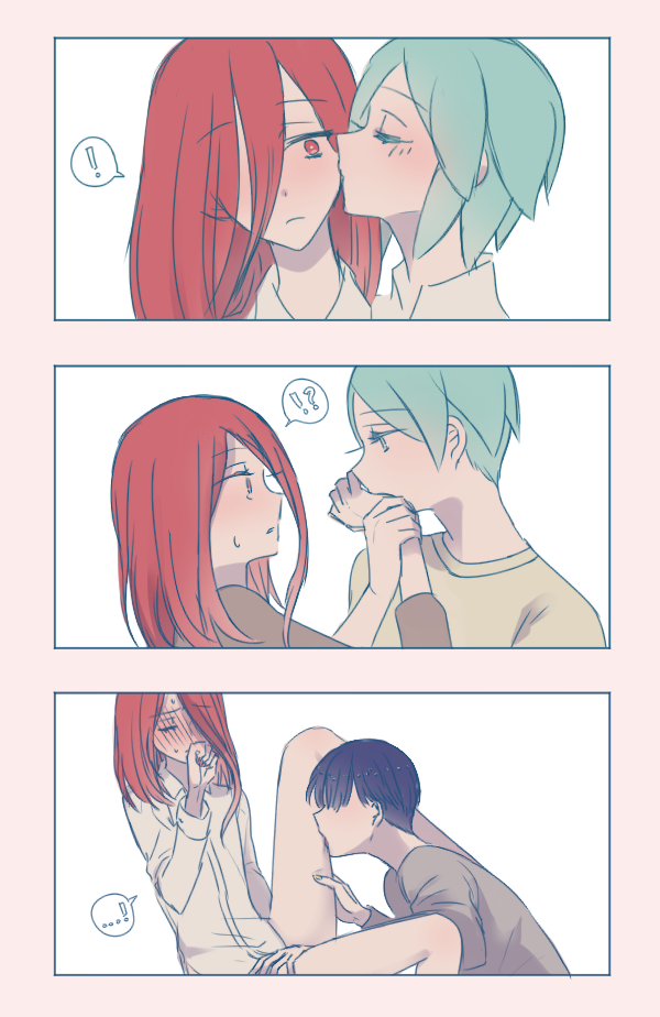 phosphophyllite and cinnabar (houseki no kuni) drawn by pin_(velika)
