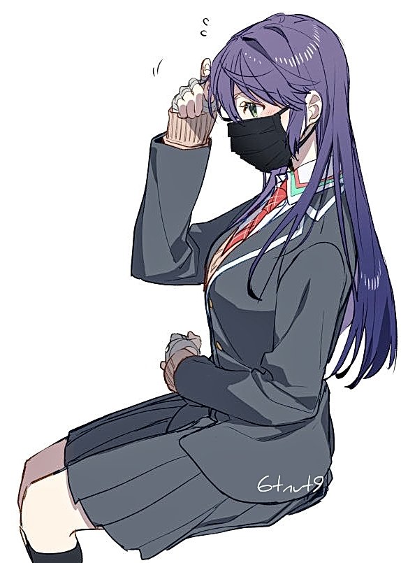 kenmochi touya and kenmochi touko (nijisanji) drawn by 6tnut9