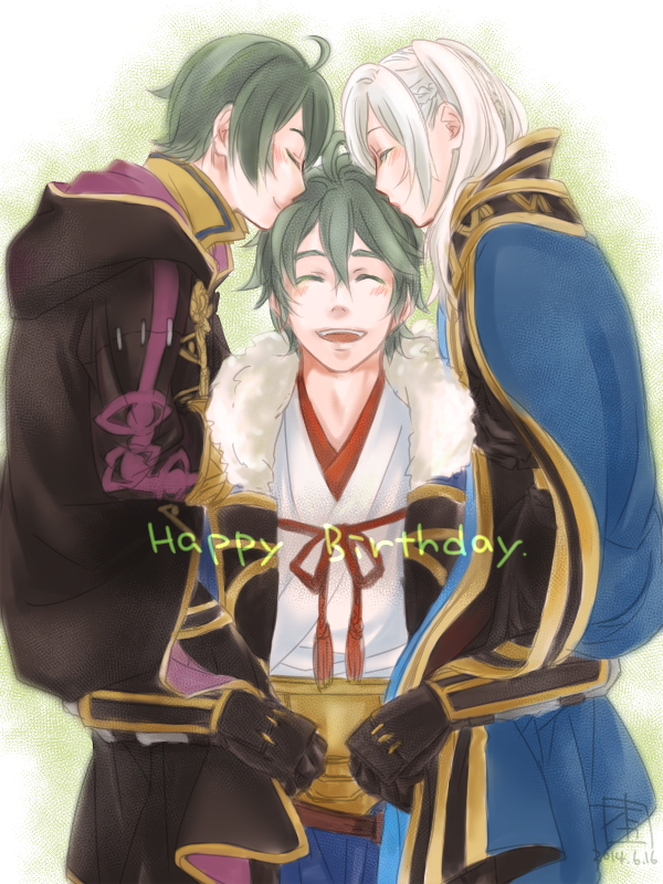 female robin, male morgan, and stahl (fire emblem and 1 more) drawn by otoka_hisagi