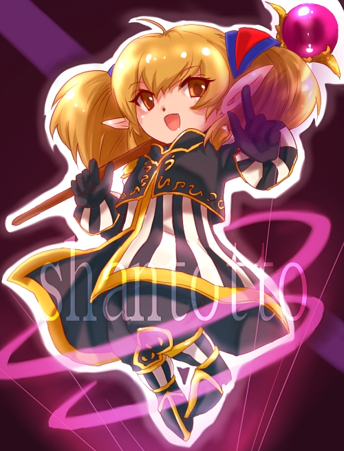 shantotto (final fantasy and 1 more) drawn by minnku