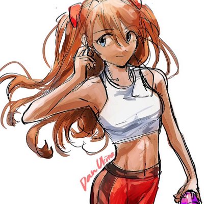 souryuu asuka langley (neon genesis evangelion) drawn by dan_da_dan86