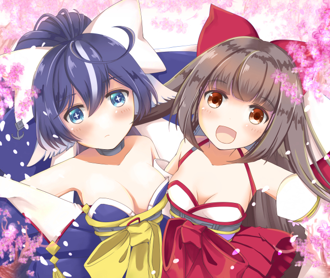 yoizuki and harutsuki (azur lane) drawn by sakura_(ichisakupink)