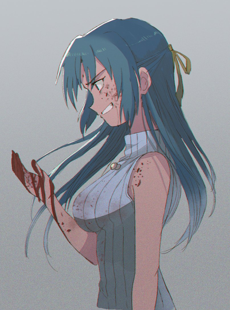 sonozaki shion (higurashi no naku koro ni) drawn by tsubobot