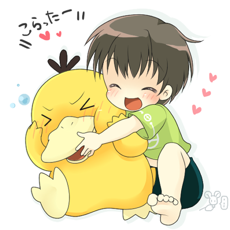 psyduck (original and 1 more) drawn by kotomi_(happy_colors)
