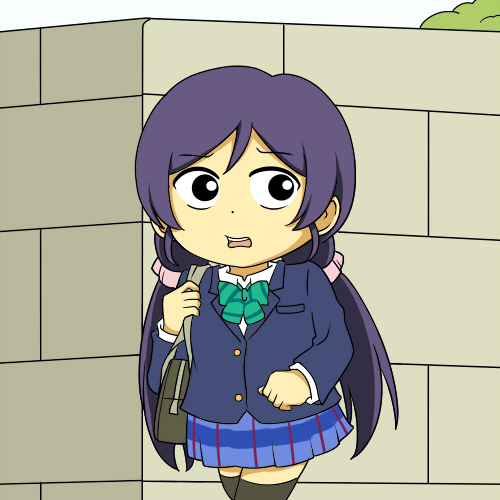 tojo nozomi (love live! and 3 more) drawn by shiitake_nabe_tsukami