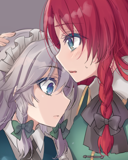 izayoi sakuya and hong meiling (touhou) drawn by asa_(coco)