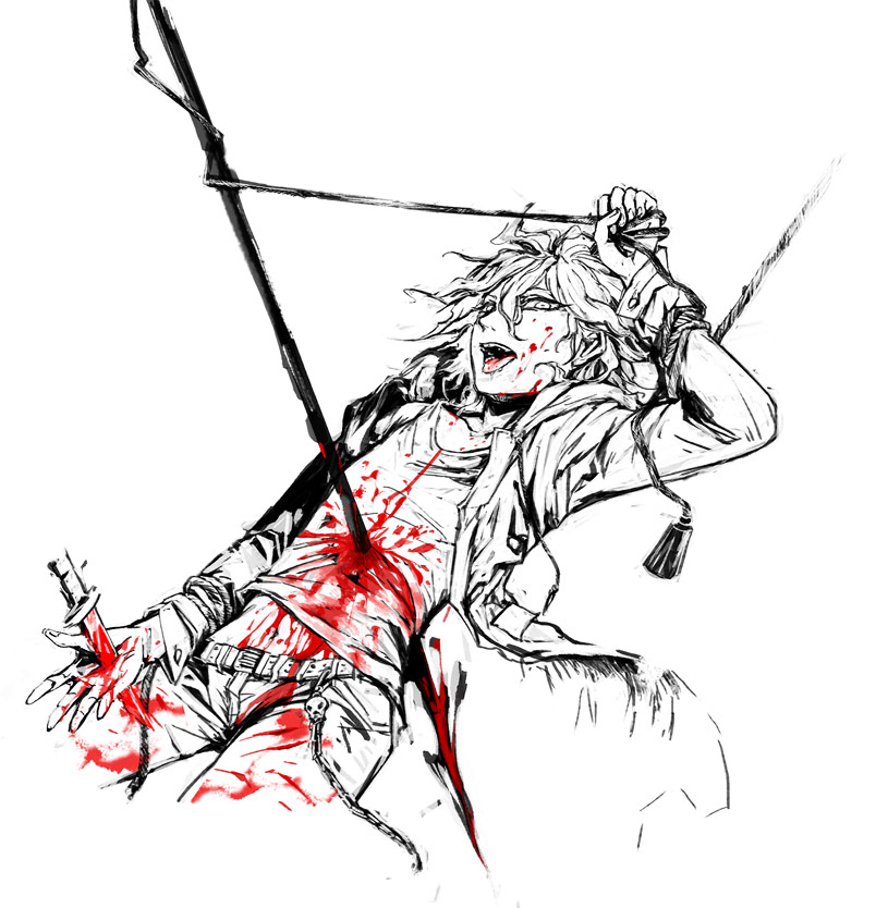 komaeda nagito (danganronpa and 1 more) drawn by atrium_(artist)