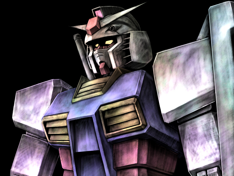 rx-78-2 gundam (gundam and 1 more) drawn by tro_(trombe)