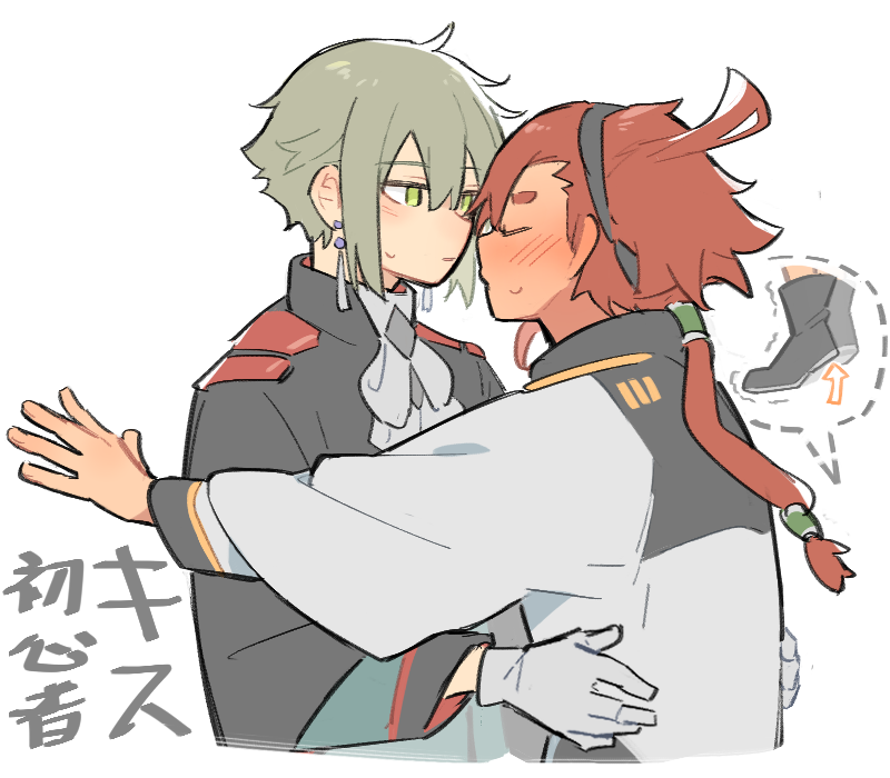 suletta mercury and elan ceres (gundam and 1 more) drawn by xinhao