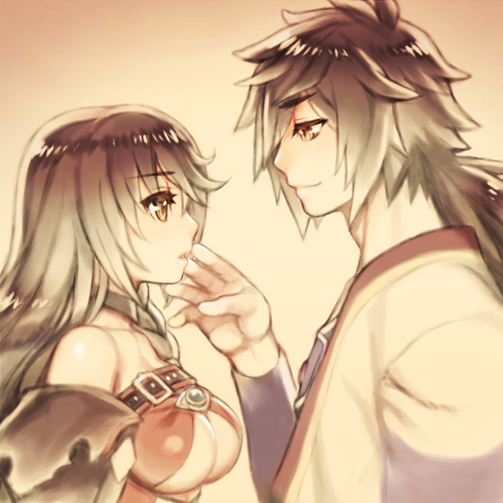velvet crowe and rokurou rangetsu (tales of and 1 more) drawn by folks_(nabokof)
