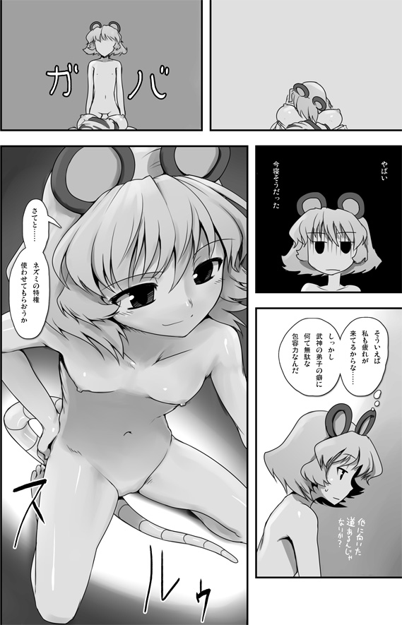 nazrin and toramaru shou (touhou) drawn by ebizome