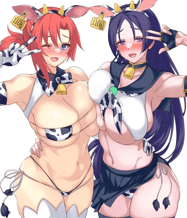 minamoto no raikou and boudica (fate and 1 more) drawn by satou_(kuso-neet)