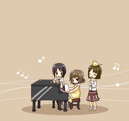 asou misaki, minazuki ruka, and tsukimori madoka (fatal frame and 1 more) drawn by hagino_chiyoko