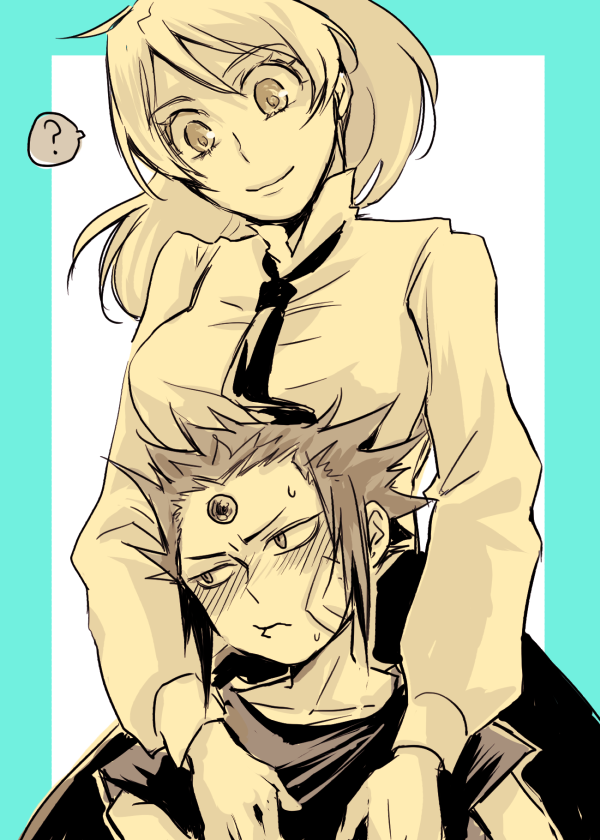 timothy hearst and emilia galmar (d.gray-man) drawn by n_ptm