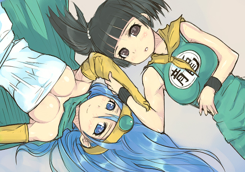sage and martial artist (dragon quest and 1 more) drawn by mahito