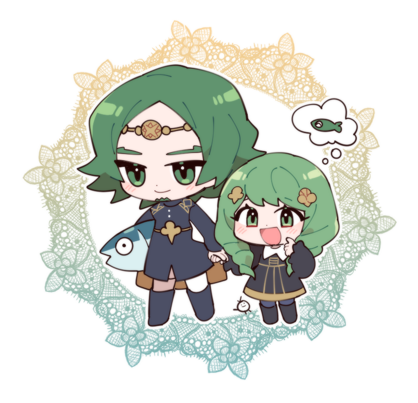 flayn and seteth (fire emblem and 1 more) drawn by friedbirdchips