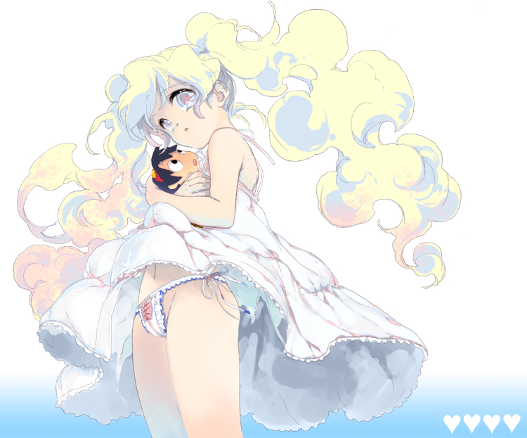 nia teppelin and simon (tengen toppa gurren lagann) drawn by kanke_(yonkuma)