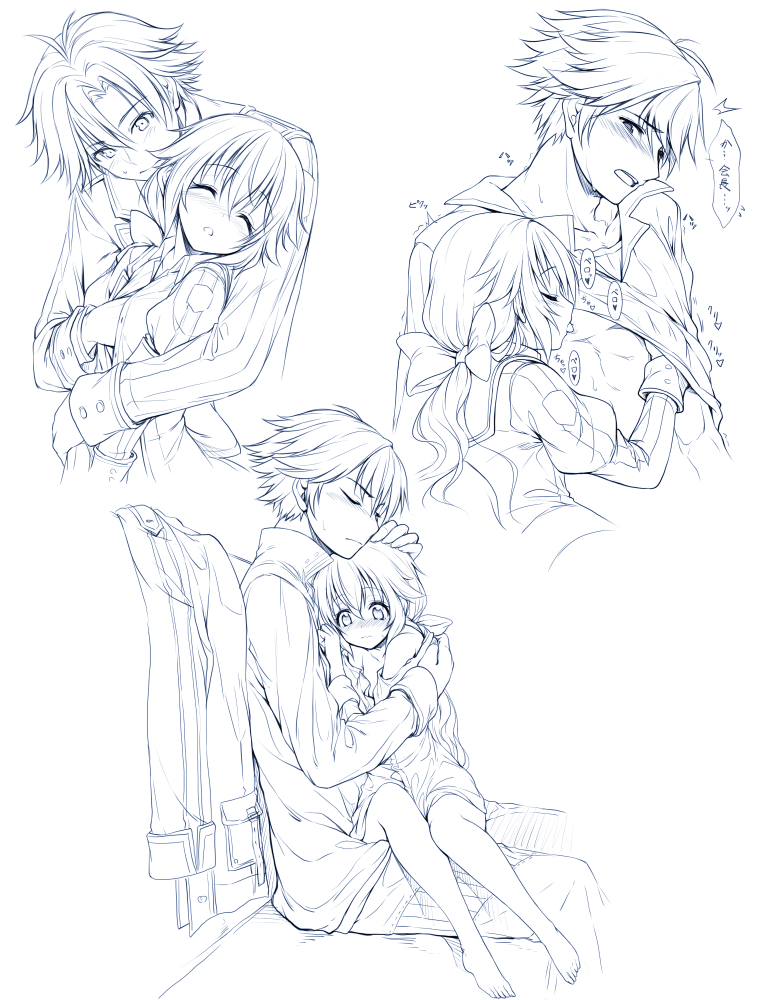 rean schwarzer and towa herschel (eiyuu densetsu and 2 more) drawn by hakuleg