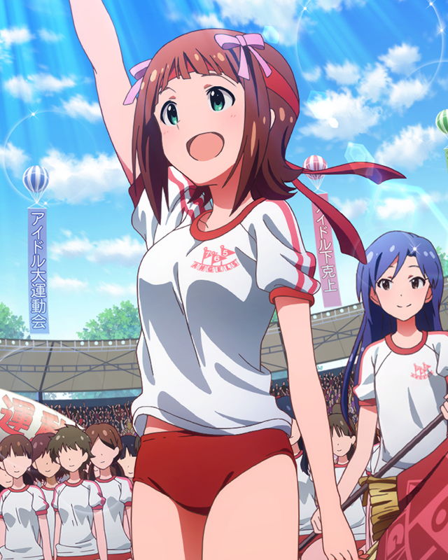 kisaragi chihaya and amami haruka (idolmaster and 1 more)
