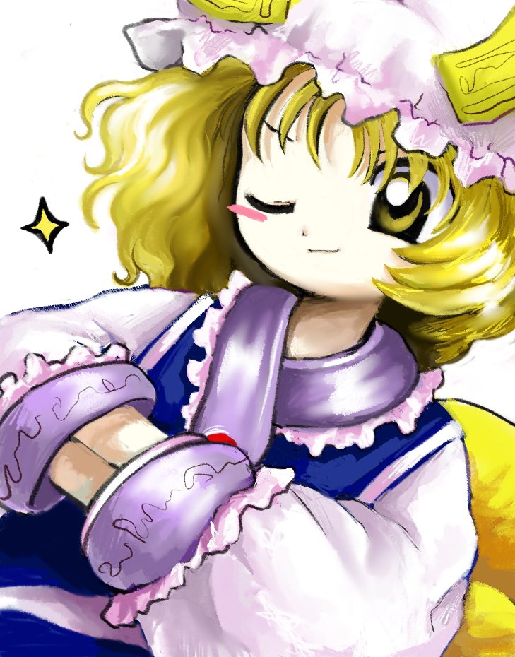 yakumo ran (touhou) drawn by rusuban_(yakumora_n)